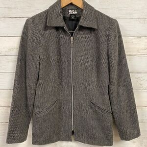 New York Clothing Co. Chevron Blazer